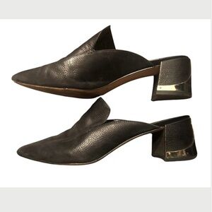 Enzo Angiolini Black Textured Heels